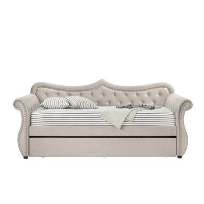 Adkins Daybed W/Trundle (Twin) by Rosdorf Park
