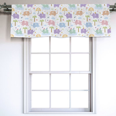 Sateen Ruffled Window Valance