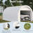 Outsunny 10' X 16' Carport-112831182-112831183