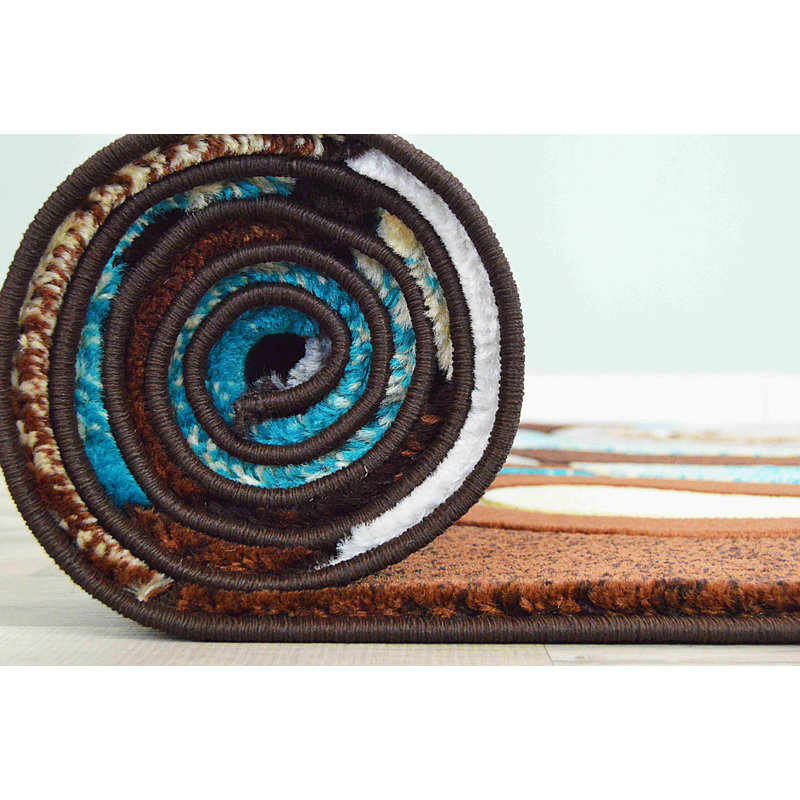 Mccampbell Performance Abstract Indoor Rug, Runner 2'2" x 7'4"