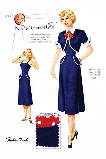Sun-Semble by Fashion Frocks - Advertisements, 30" H x 20" W