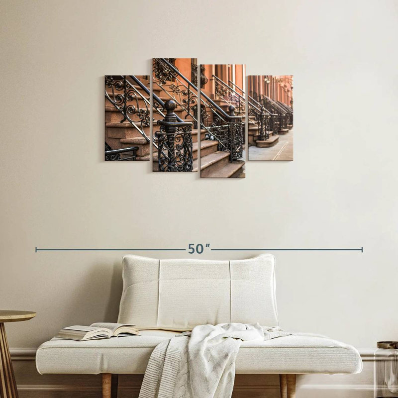 Lilie NYC Apartment Staircases, 22" H x 36" W