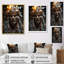 Native Art Shamans Portrait II - Impression sur toile Native American-1013827253-1013827145