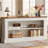 63-inch Farmhouse Console Table With Storage, Long Entryway Table Sofa Table Behind Couch-524768010-524768012