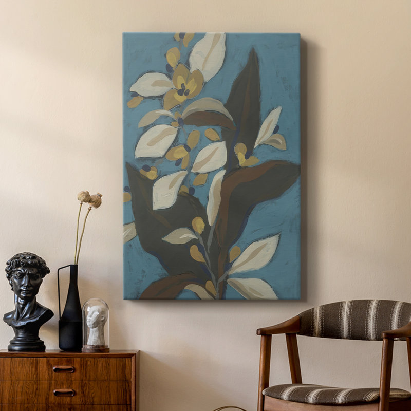 Blue Shadow Garden I - galerie sur mesure, H 12 po x l 8 po