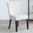 Tufted Upholstered Beige Dining  Chair -749856962-697707237