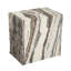 Onyx Polished Stool in Natural/Ivory/Black