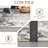 Washable Rug Modern Abstract Non-Slip Stain-Resistant Indoor Carpet Hallway Low Pile Bedroom Laundry Entrance-1548859315