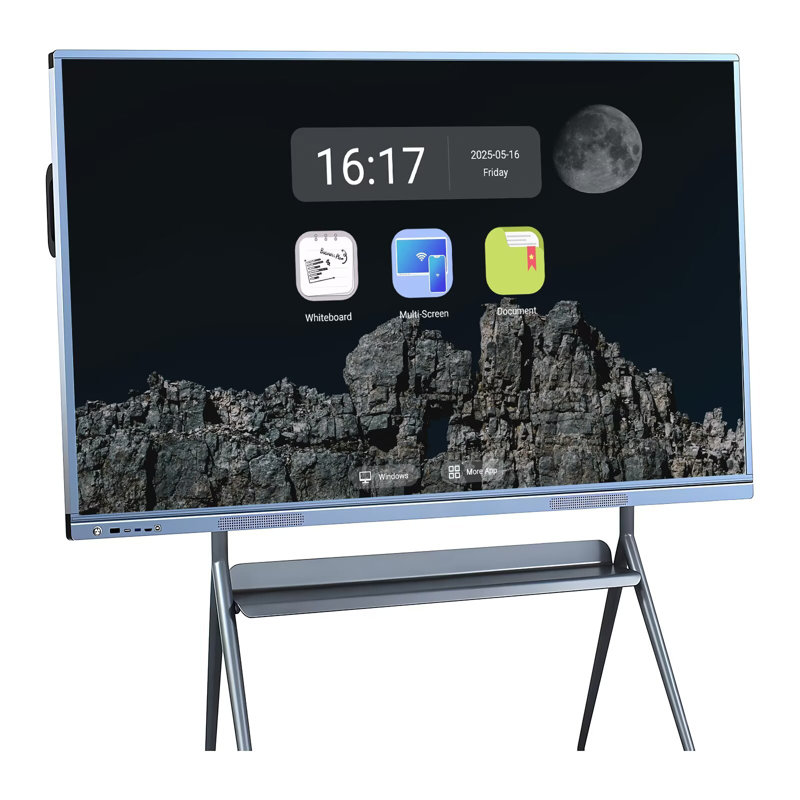 JYXCN Smart Board 55 Inch Interactive Whiteboard All-in-One, Touch Screen Computer with Dual System & Cloud Sharing - Suitable for Classroom, Office & Presentations?(Include Wall Mount)