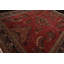 Tapis multicolore en laine noué à la main rose Sarouk-55213300