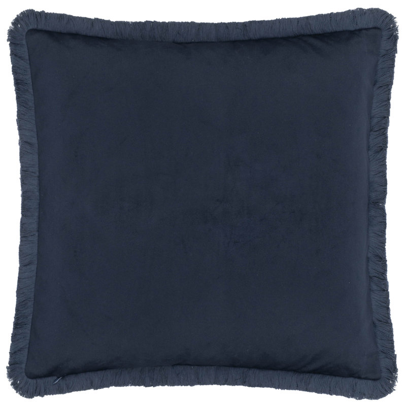 Strawberry Thief Floral Square Cushion Cover, Blue Floral