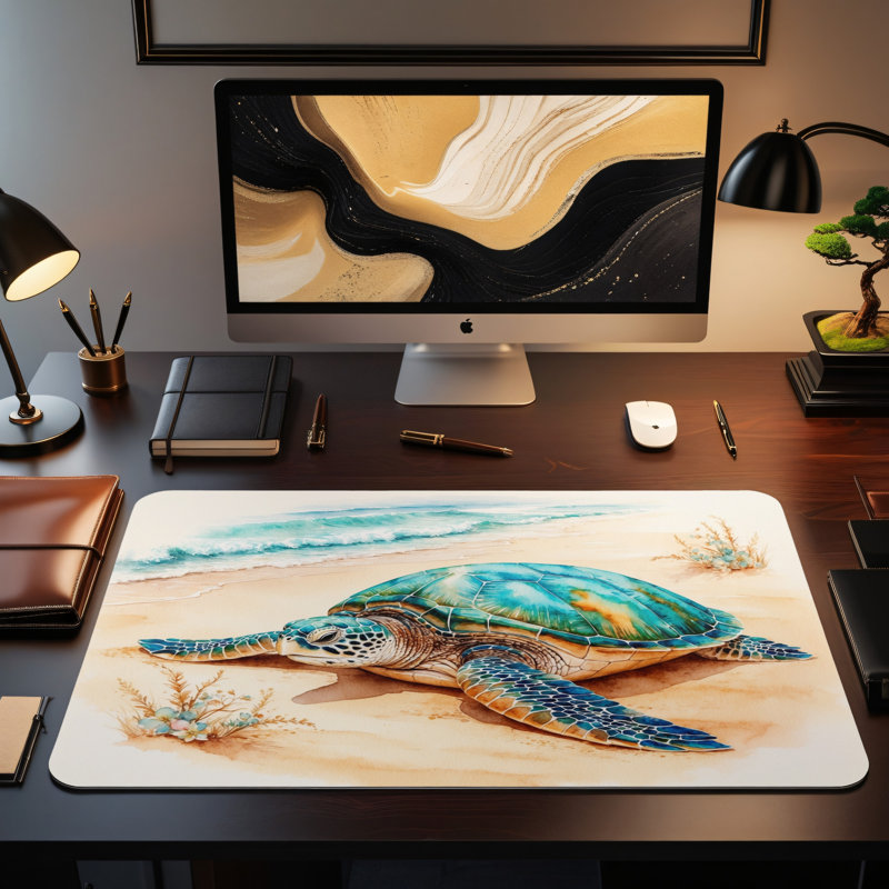 Polyester Desk Pad, 31.5x15.5