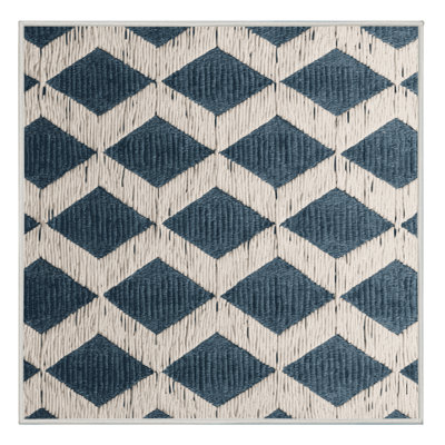 Machine Washable Botanical Brown Area Rug