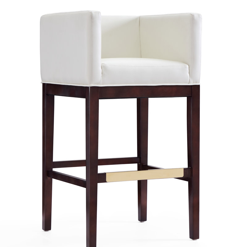Tabouret de bar Kingsley, Tabouret de bar (siège d'une hauteur de 30 po), Ivoire ivoire
