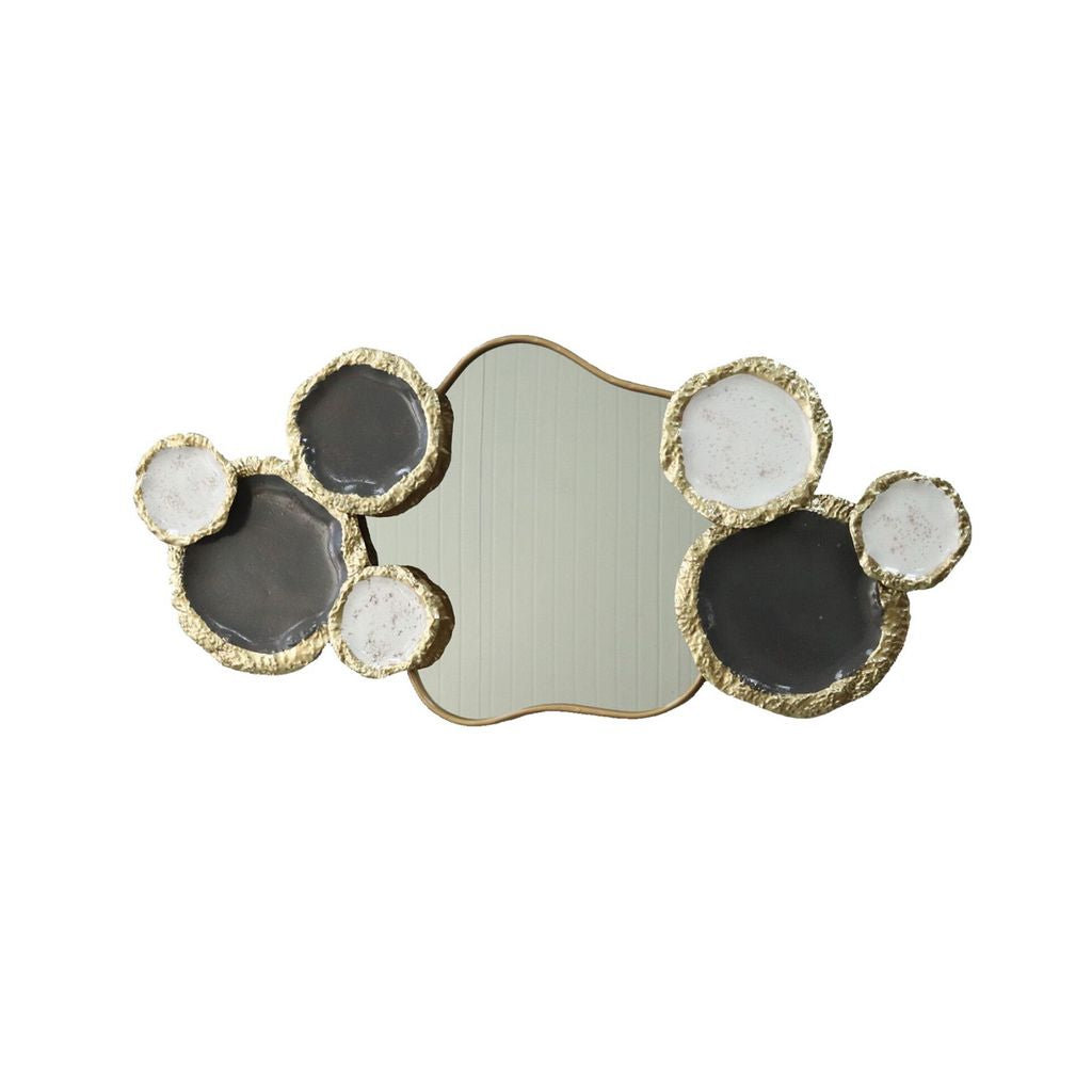 Caffe Abstract Modern Mirrored Wall Decor Mercer41