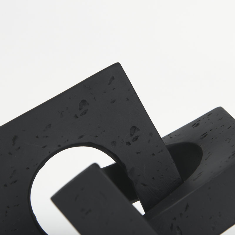 Sculpture Arvis, Noir, H 4,53 po x l 7,28 po x P 6,85 po