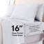 Ensemble de draps en jersey 100% coton jersey respirant | Toutes saisons, blanc-386538473-386538452