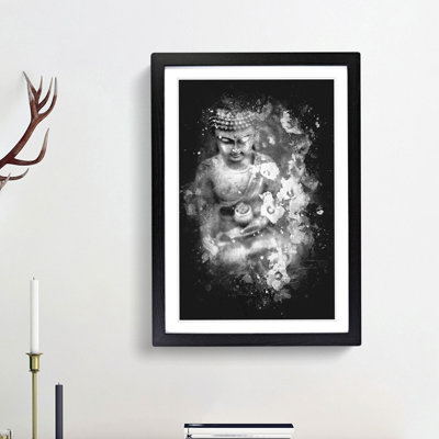 Buddha Surrounded - Framed Print