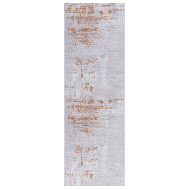 Tacoma Performance Machine Washable Abstract Rug, Runner 2'6" x 8'