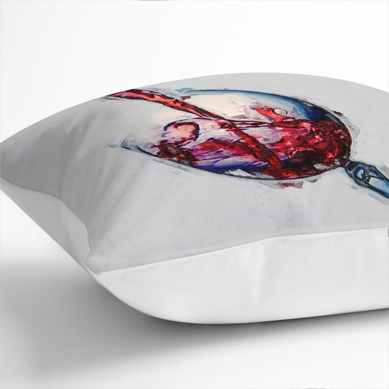 Square Throw Cushion, 55cm H x 55cm W x 20cm D, White