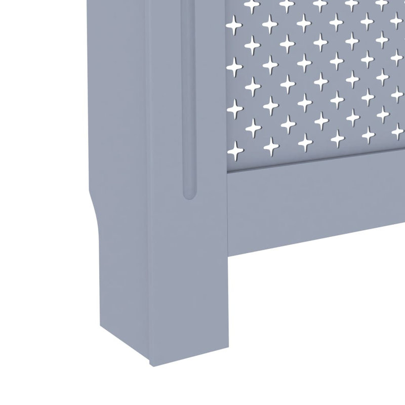 Dayanara Radiator Cover, 81cm H x 172cm W x 19cm D, Anthracite