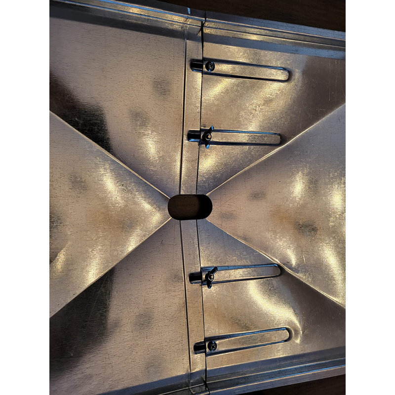 Quickflame Adjustable Grease Tray Set Replacement For Large BBQ Grills (Width Adjusts from 33"-36")