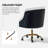 Doreen Velvet Hand-Curated Task Chair-25746596