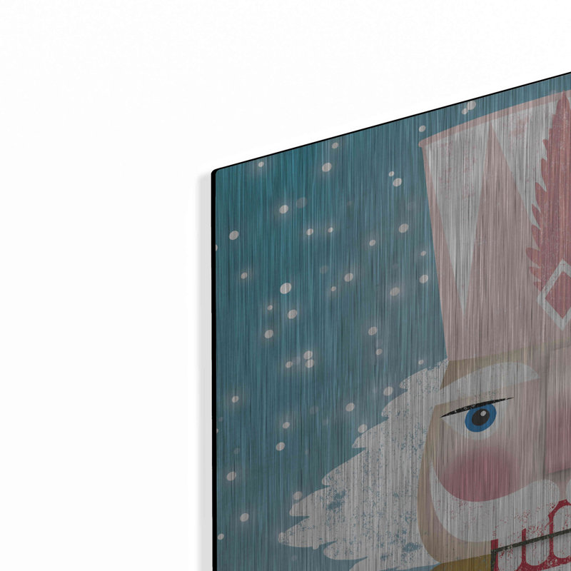 «Nutcracker II Blush» par Ryan Fowler, art mural en métal, 12 po x 24 po, H 48 po x l 24 po