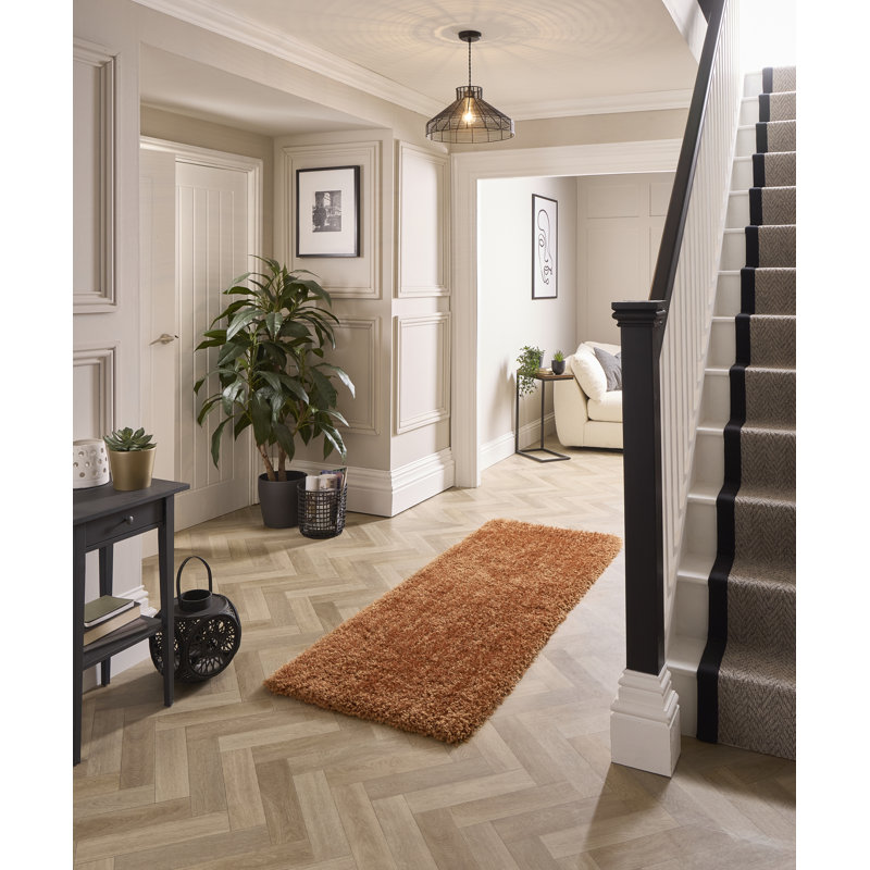 Benonia Solid Colour Hand Tufted Area Rug, Runner 67 x 200cm
