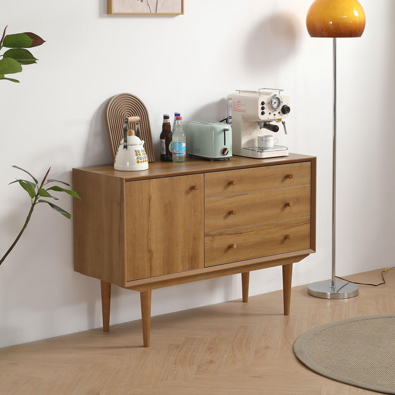 Storage Console Table with 3 Drawers