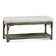 Summer Retreat Wicker Shelf Storage Bench