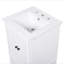 Meuble-lavabo de 20 po avec lavabo, armoire de salle de bain avec deux portes, butoir de porte magnétique et patins réglables, tiroir