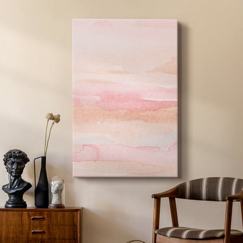 Rose Fade II - galerie Cavas sur mesure, H 48 po x l 32 po