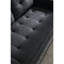 Canapé-lit futon convertible en tissu de velours avec rangement latéral, gris