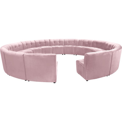 Jedson Velvet Sectional Symmetrical