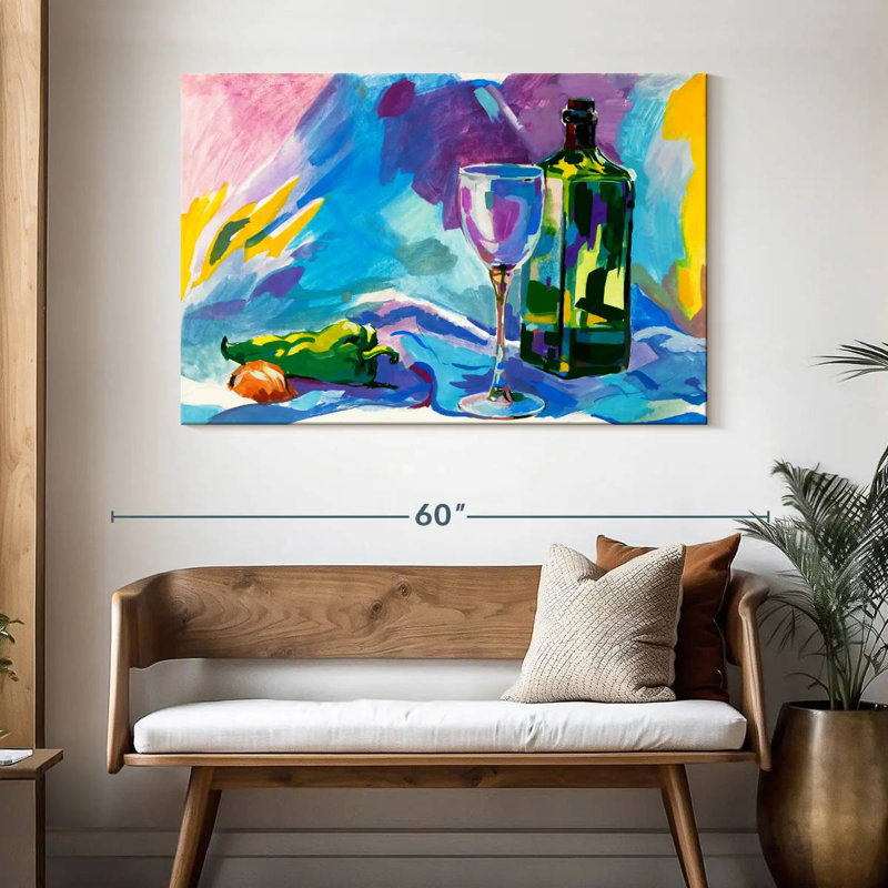 Yarlin Alcohol, 32" H x 48" W