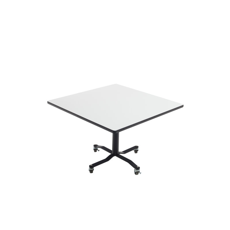 Table d'activités carrée avec tableau blanc, H 42 po x L 36 po x l 36 po