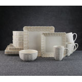 Pfaltzgraff Madeleine 16-Piece Stoneware Dinnerware Set, Service for 4