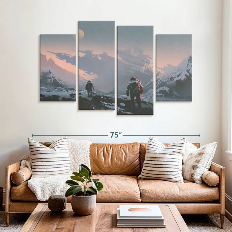 Oberle Astronauts, 42" H x 68" W