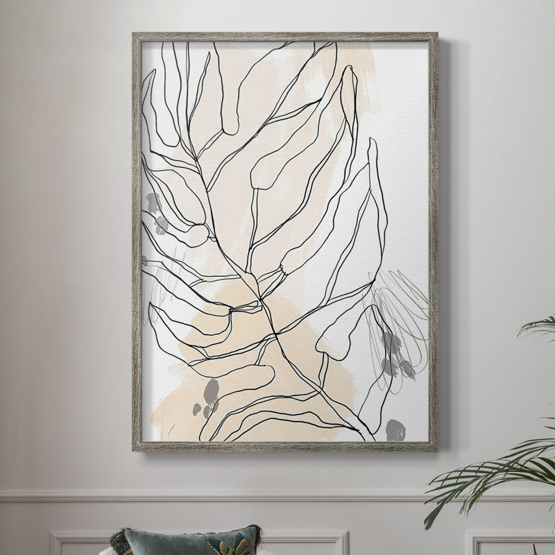Palm Sketchbook IV, reproduction encadrée - bois massif, H 21 po x l 17 po
