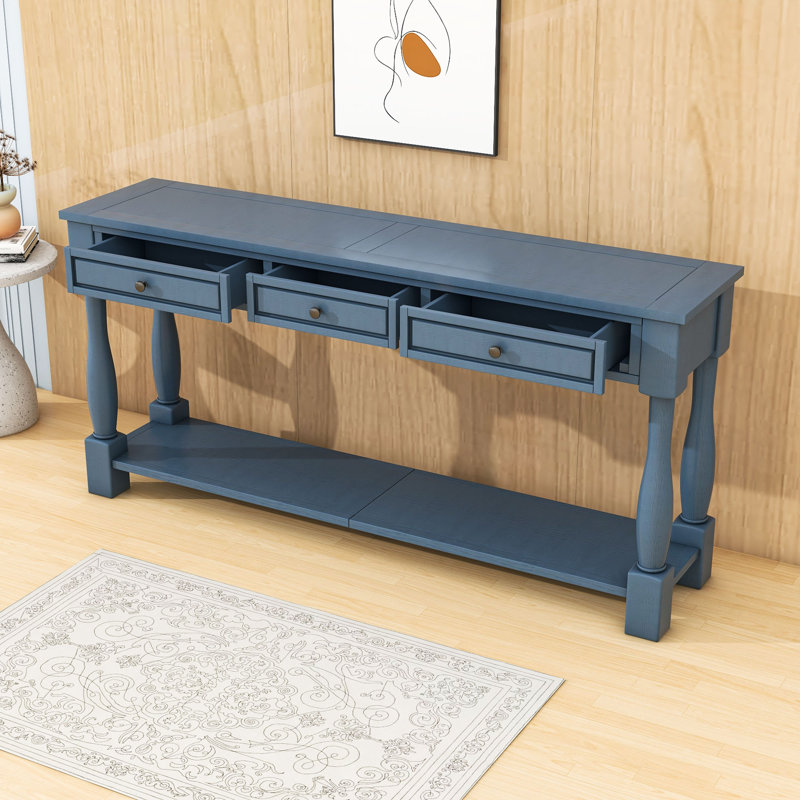 Console Huffine, Bleu marine