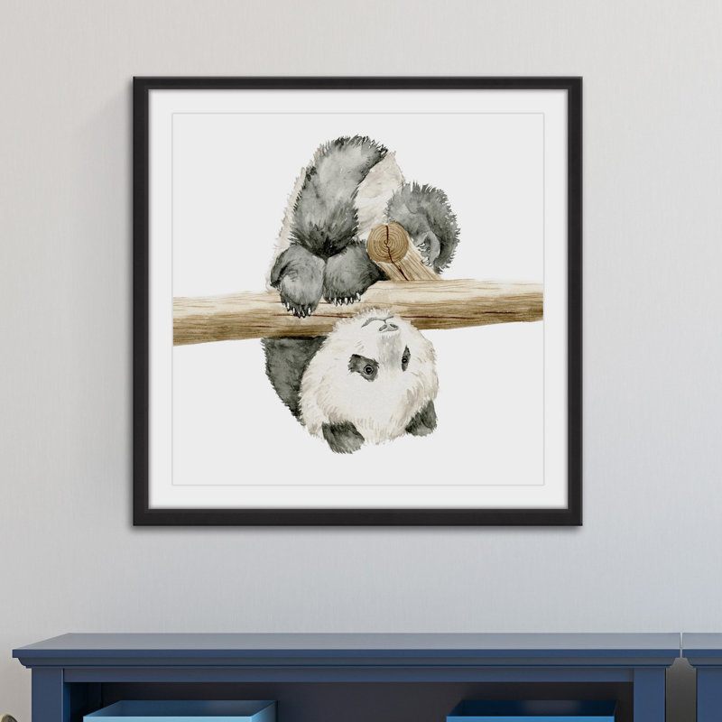 «Baby Panda II», reproduction encadrée, H 18 po x l 18 po x P 1,5 po