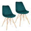 Englund 19.75'' H Velvet Upholstered Side Chair-1334623230-1334623225