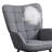 Upholstered Accent Chair with Footstool