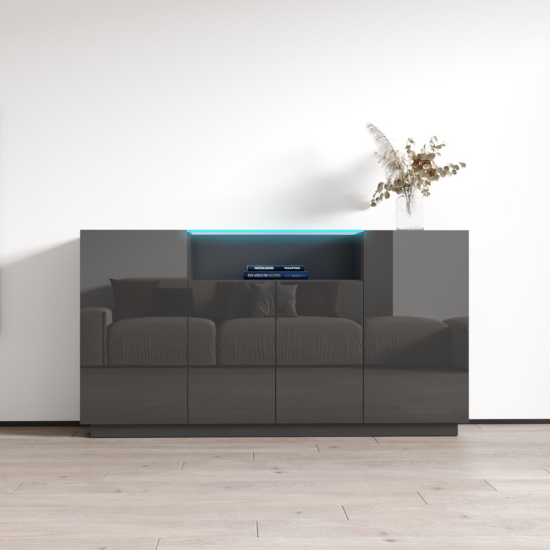 Ashvir 63 po de largeur, gris