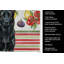 Serviette de cuisine noire à légumes berger allemand-322069710