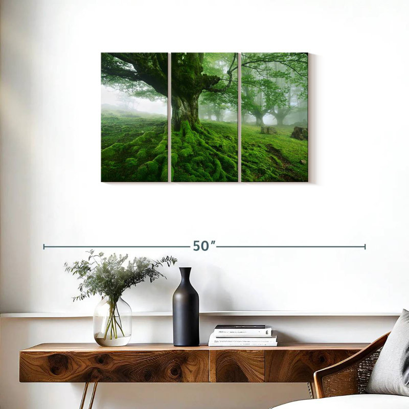 Harnek Mossy Tree, 20" H x 33" W