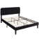 Auxter Upholstered Platform Bed Frame with Adjustable Headboard No Box Spring Needed