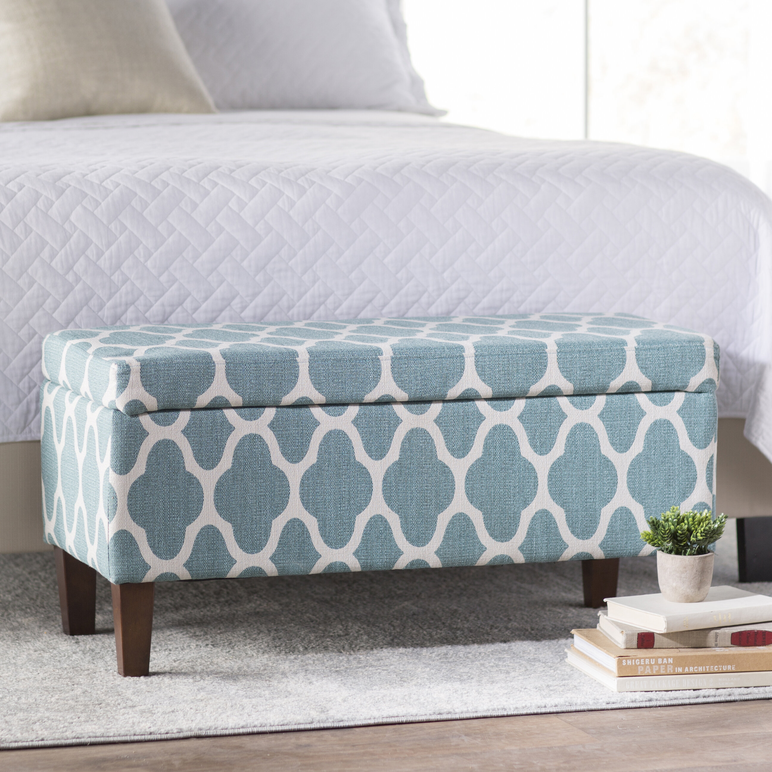 Decorative storage clearance ottoman