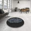 Tapis noir/bleu à motifs-421568424